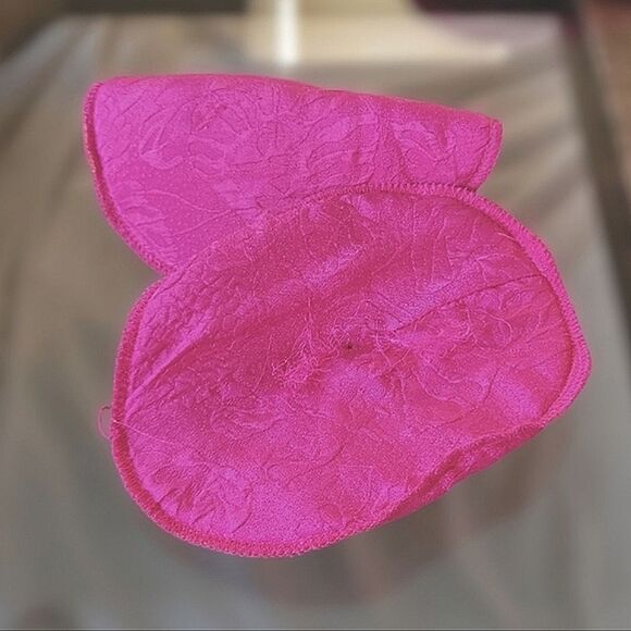 Vtg Paul Costelloe fushia textured silk dolman sleeve blouse - Picture 14 of 14